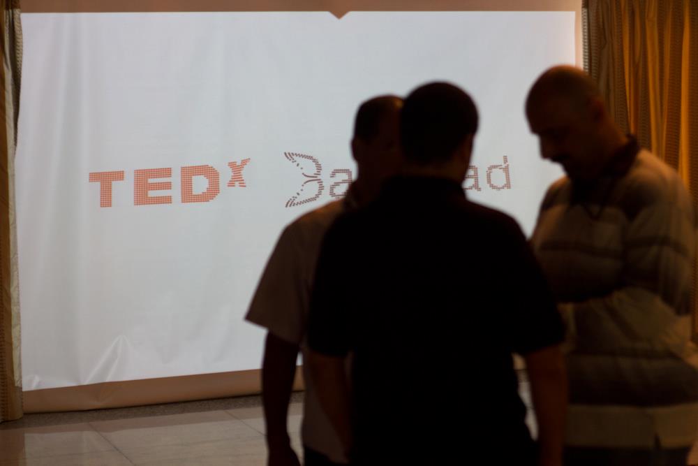 TEDx letters installation